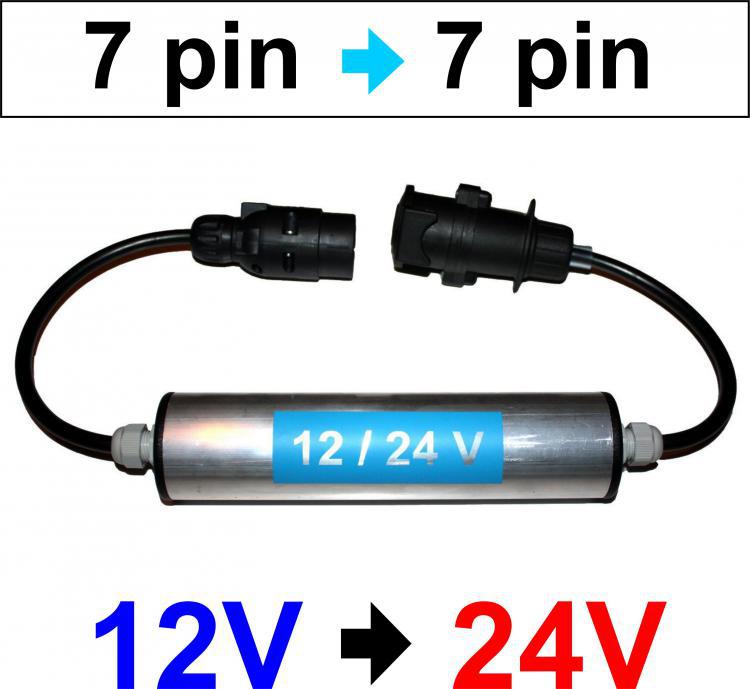 Przetwornica napicia 12V / 24V - 7 pin / 7 pin