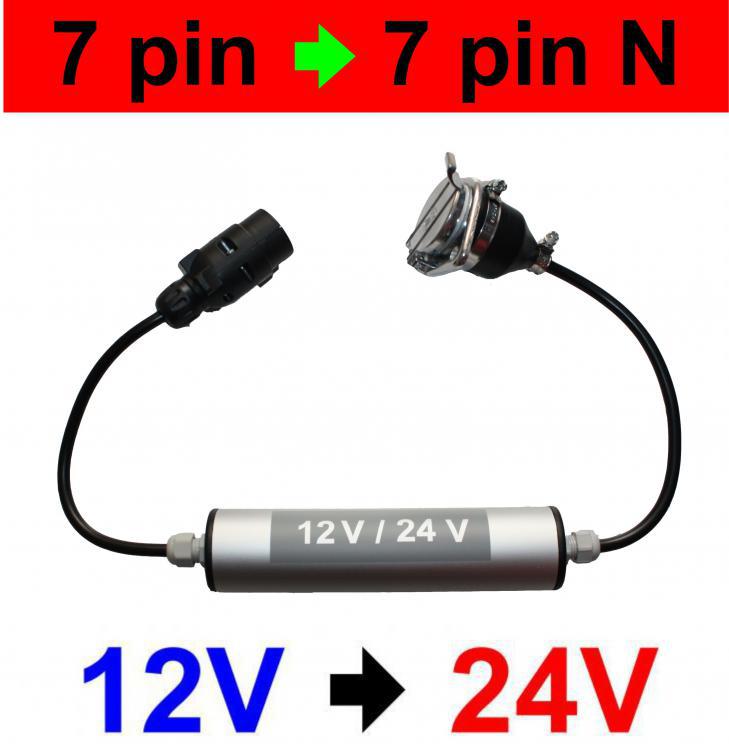Przetwornica napicia 12V / 24V - 7 pin / 7 pin N